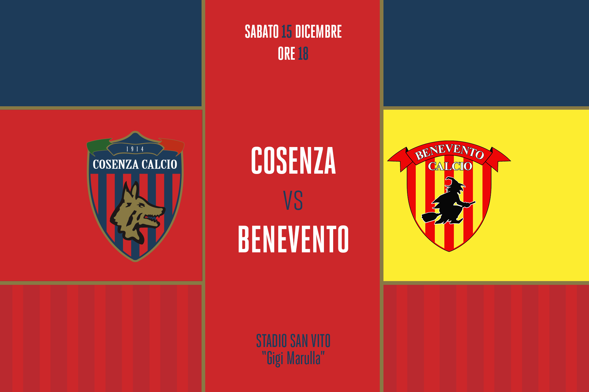Cosenza – Benevento, info prevendita