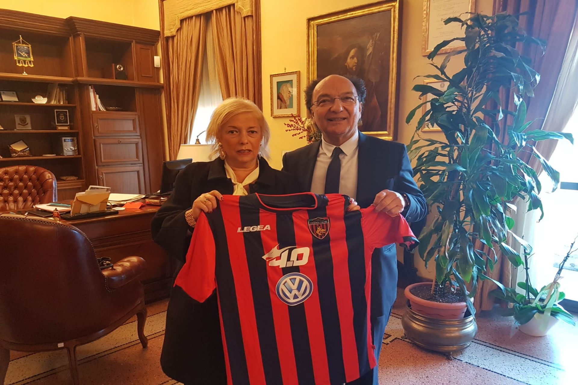 Il Presidente Guarascio incontra il Prefetto Paola Galeone