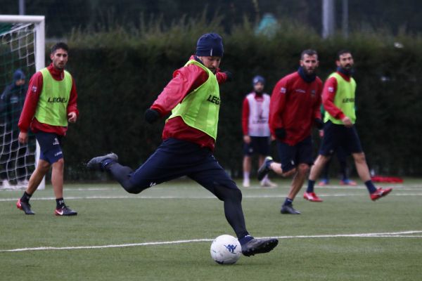 La seduta di oggi tra palestra e campo