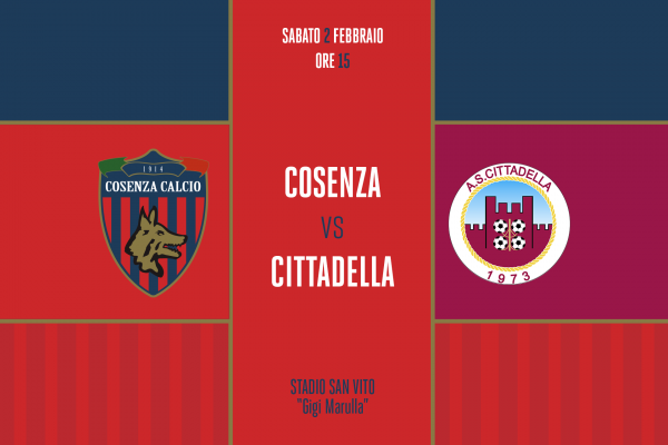 MATCH CENTRE | Cosenza – Cittadella 2-0