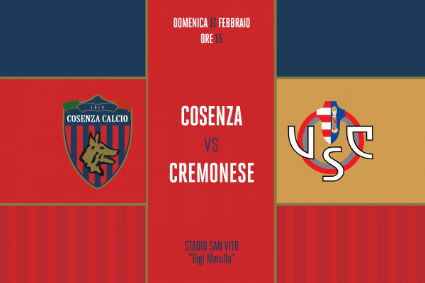 MATCH CENTRE | Cosenza – Cremonese 2-0