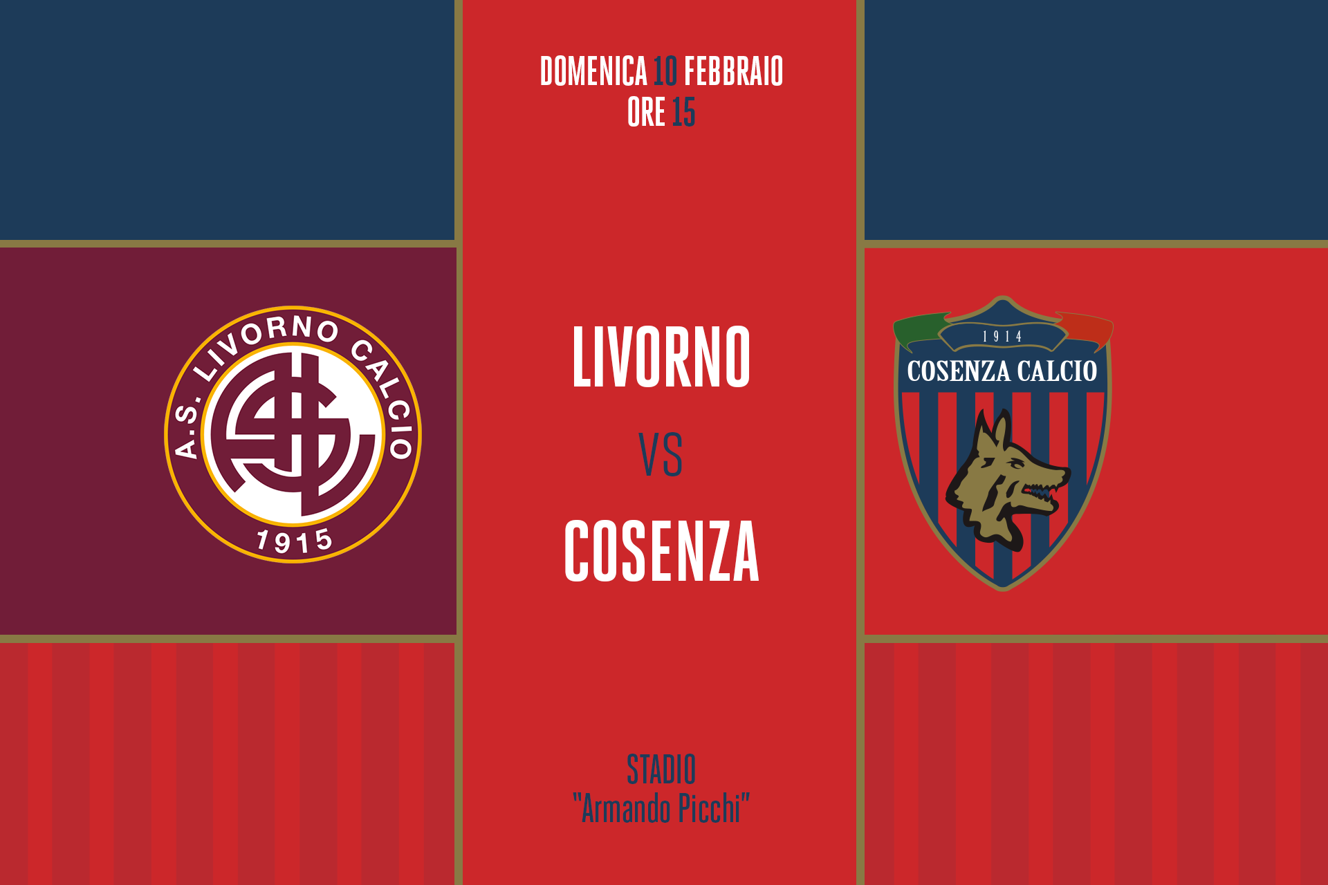MATCH CENTRE | Livorno – Cosenza 2-0