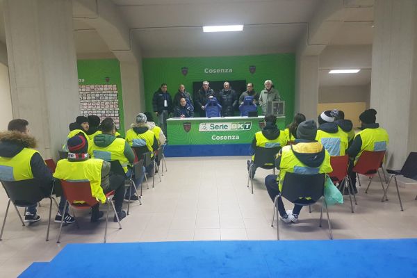 Concluso il corso per steward patrocinato dal Cosenza Calcio