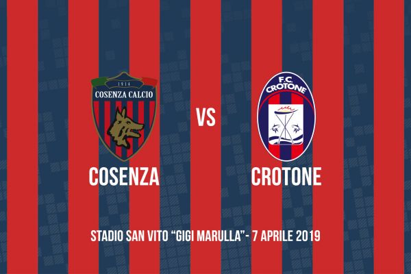 MATCH CENTRE | Cosenza – Crotone 1-0