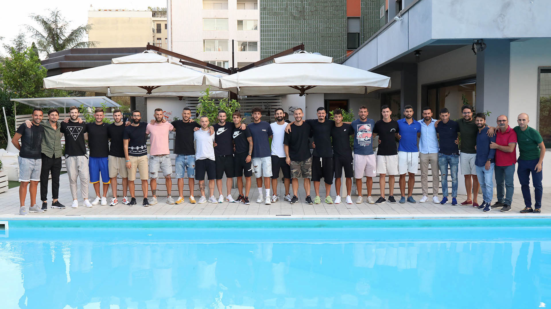 Il raduno del Cosenza Calcio