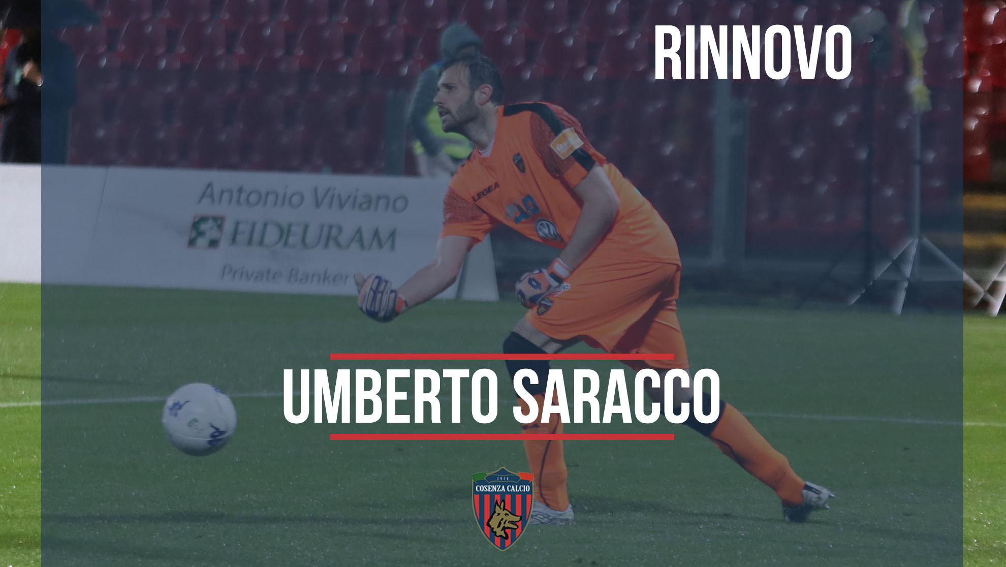 Umberto Saracco rimane in rossoblù!