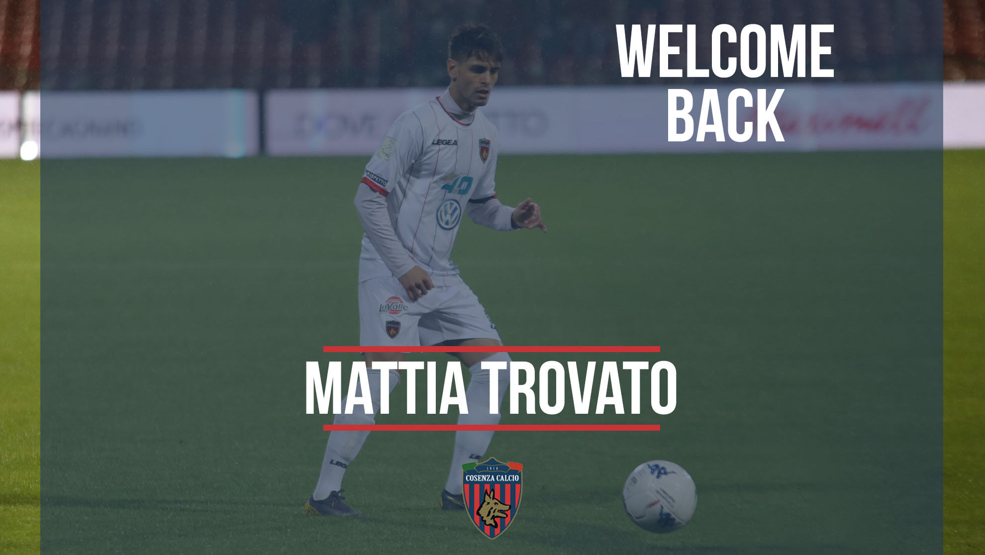Mattia Trovato di nuovo in rossoblù!
