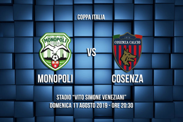 Coppa Italia: Cosenza eliminato dal Monopoli, finisce 1-0 per i pugliesi