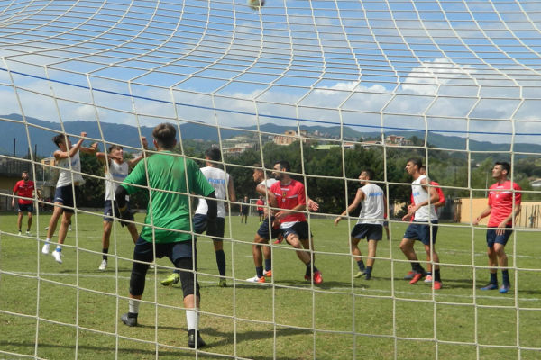 Allenamento congiunto con la squadra Primavera