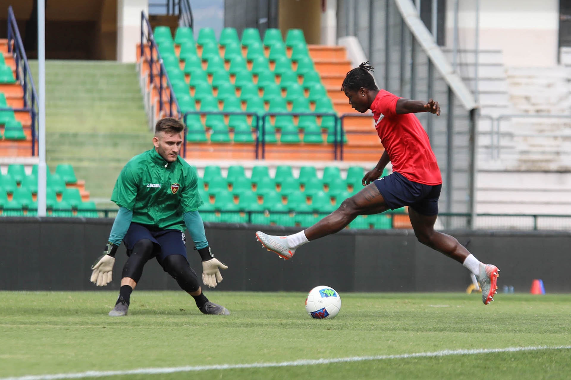 Allenamento sul campo del “Marulla”