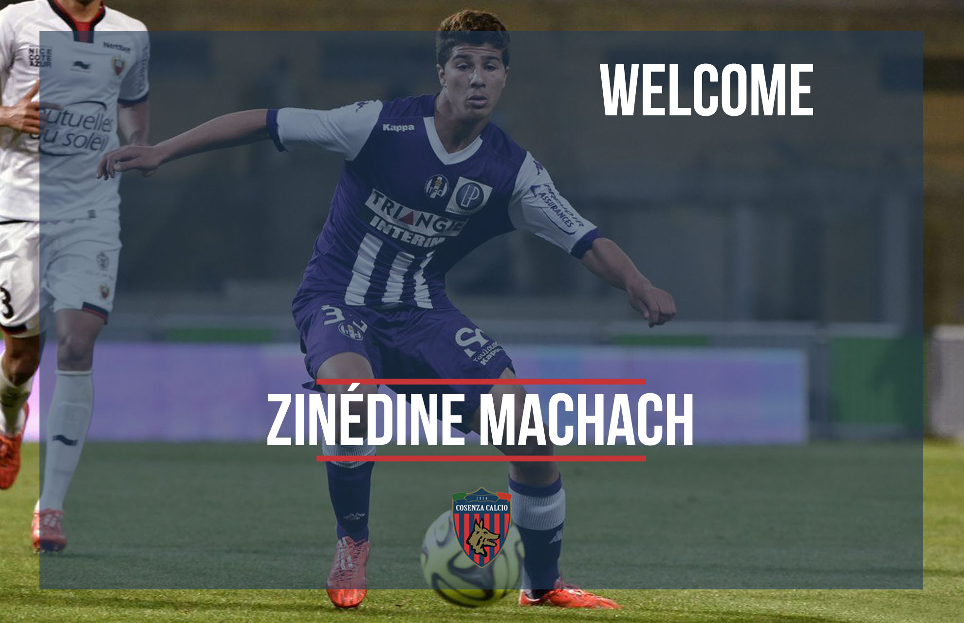 Zinédine Machach si veste di rossoblù!