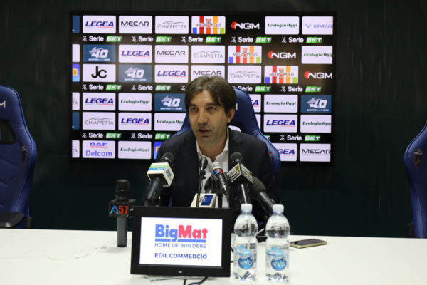 Il DS rossoblù Trinchera nel post partita di Chievo – Cosenza