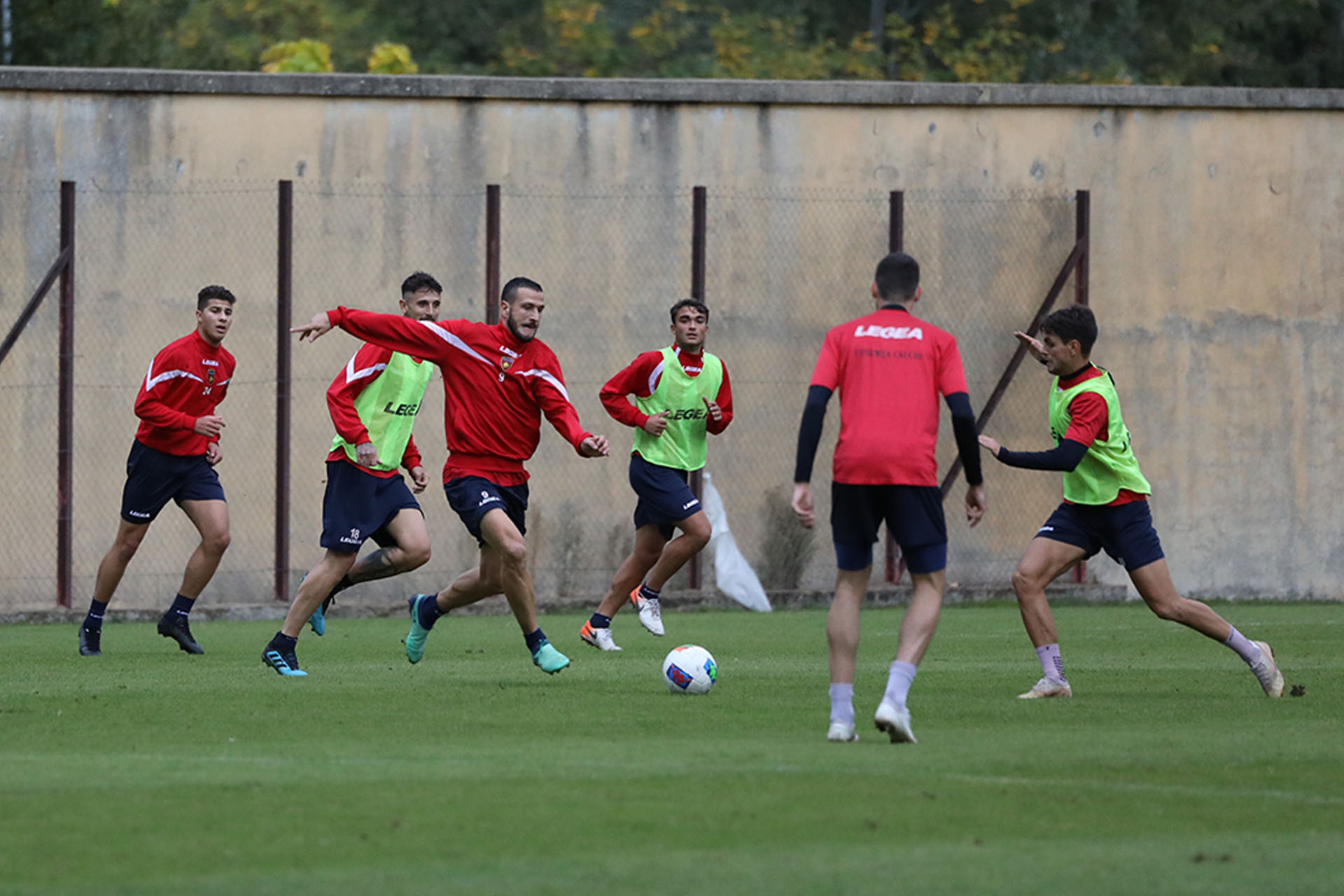 Secondo allenamento settimanale in casa rossoblù