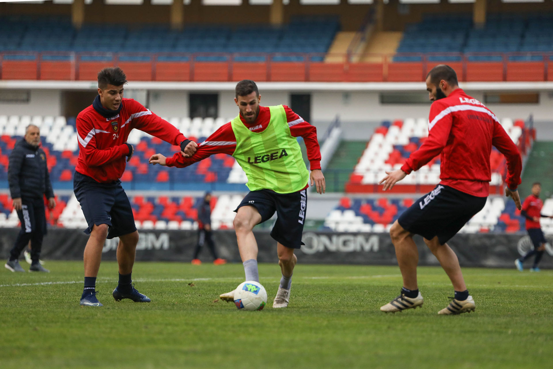 Allenamento con partitella in famiglia
