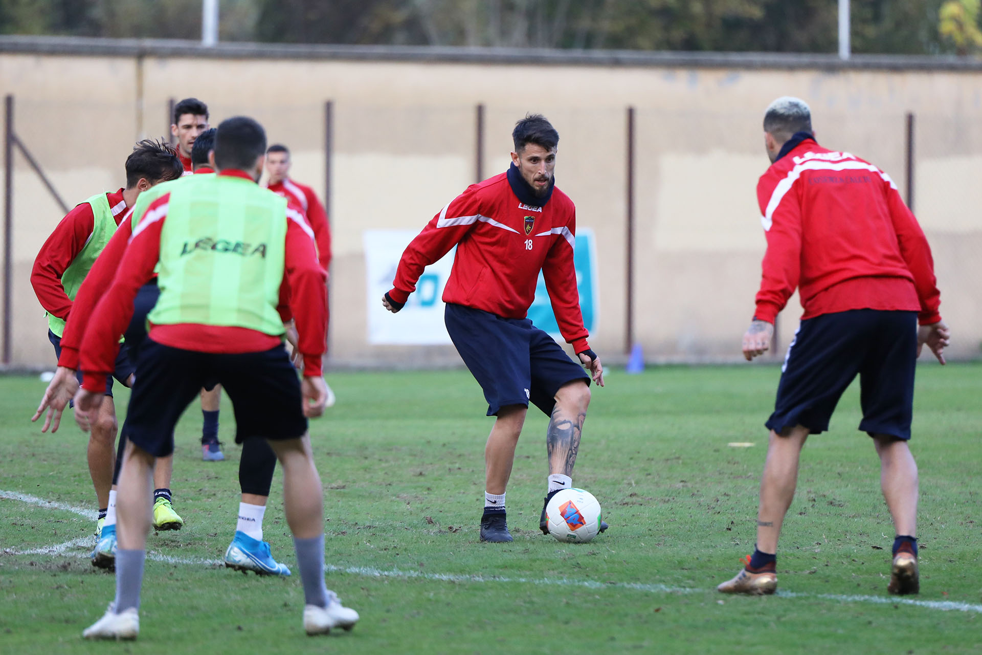 Oggi allenamento a porte chiuse