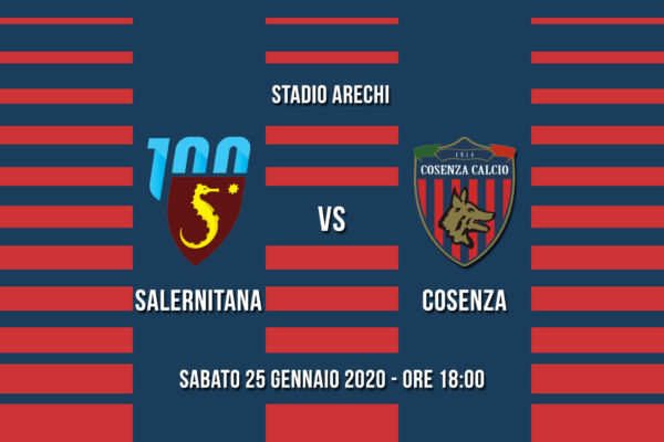 Le formazioni ufficiali di Salernitana – Cosenza