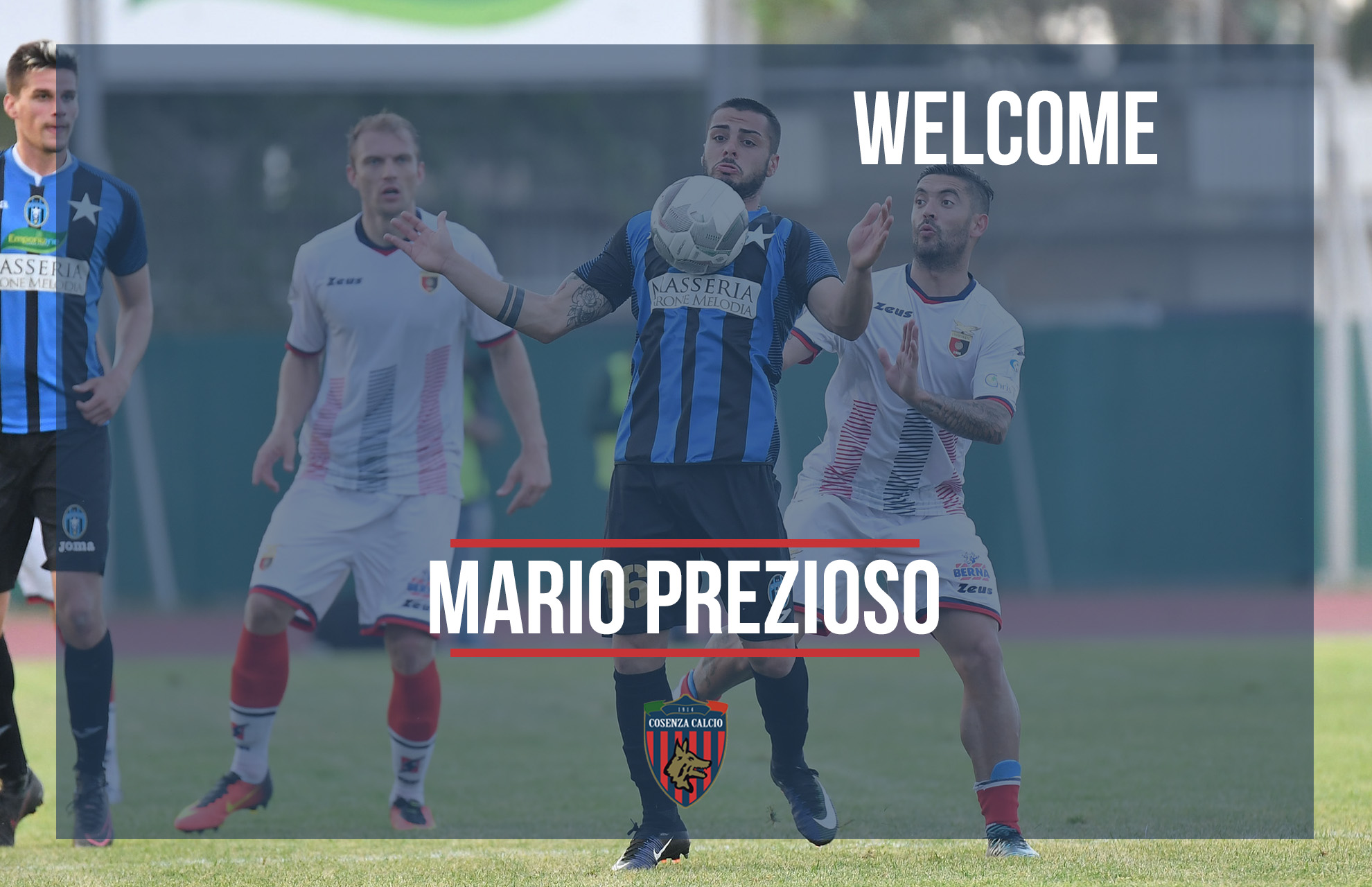 Mario Prezioso firma con il Cosenza Calcio