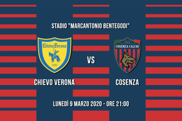 Cosenza sconfitto dal Chievo nel silenzio del “Bentegodi” (2-0)