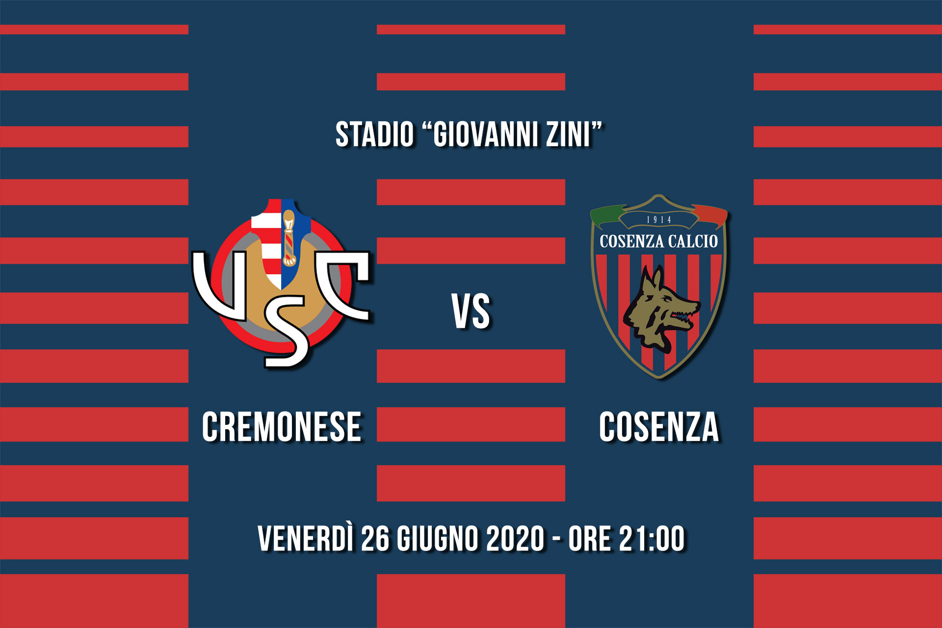 Le formazioni ufficiali di Cremonese – Cosenza