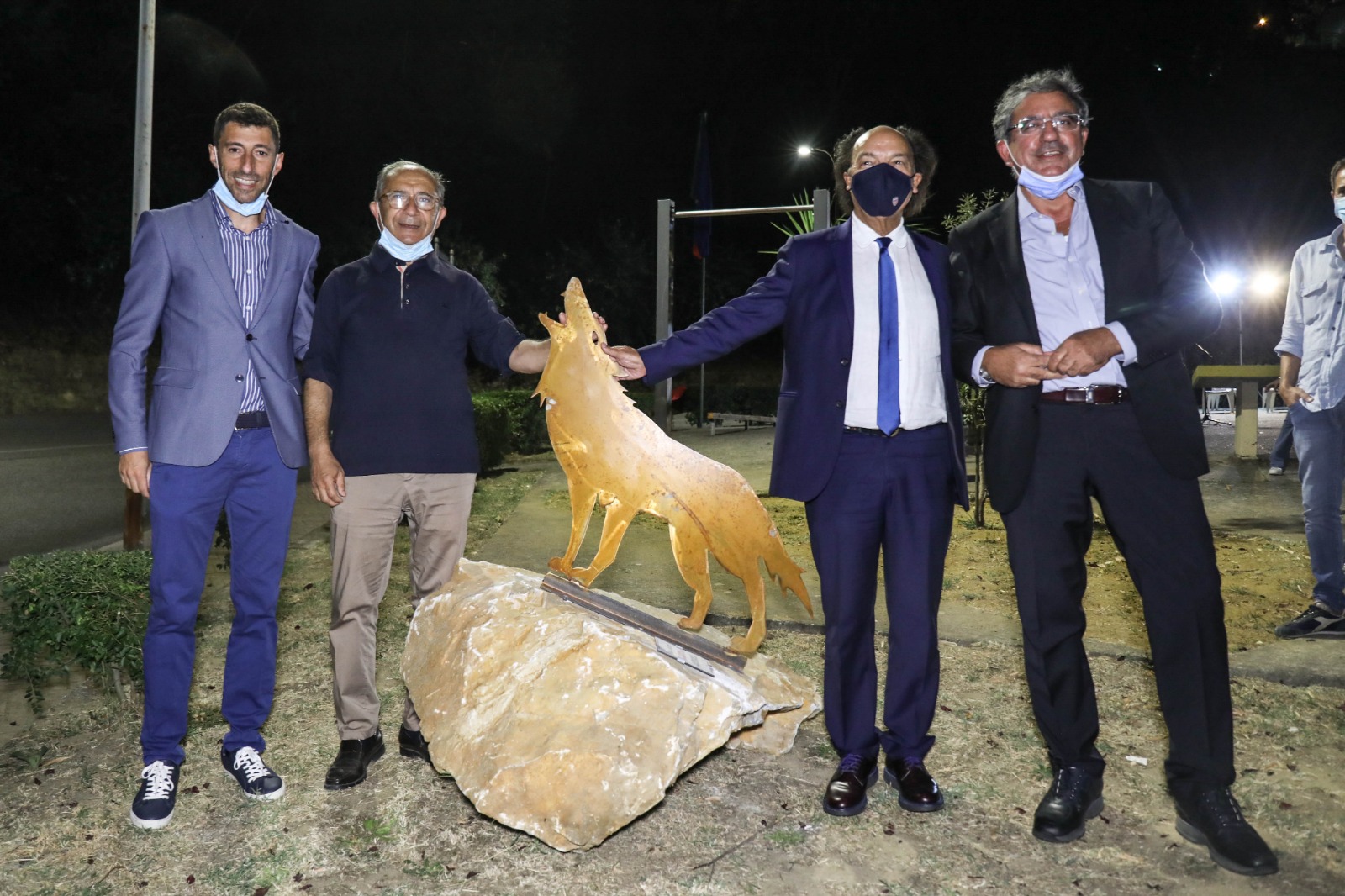 Presidente Guarascio e mister Occhiuzzi ospiti della comunità sportiva di Castiglione Cosentino