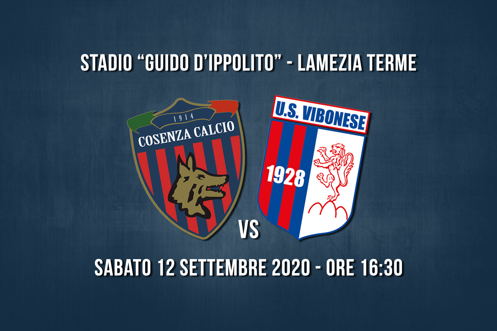 Sabato amichevole con la Vibonese alle 16:30