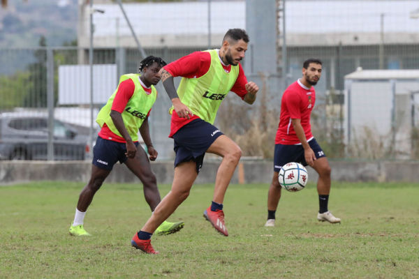 Allenamento pomeridiano al “Real Cosenza”