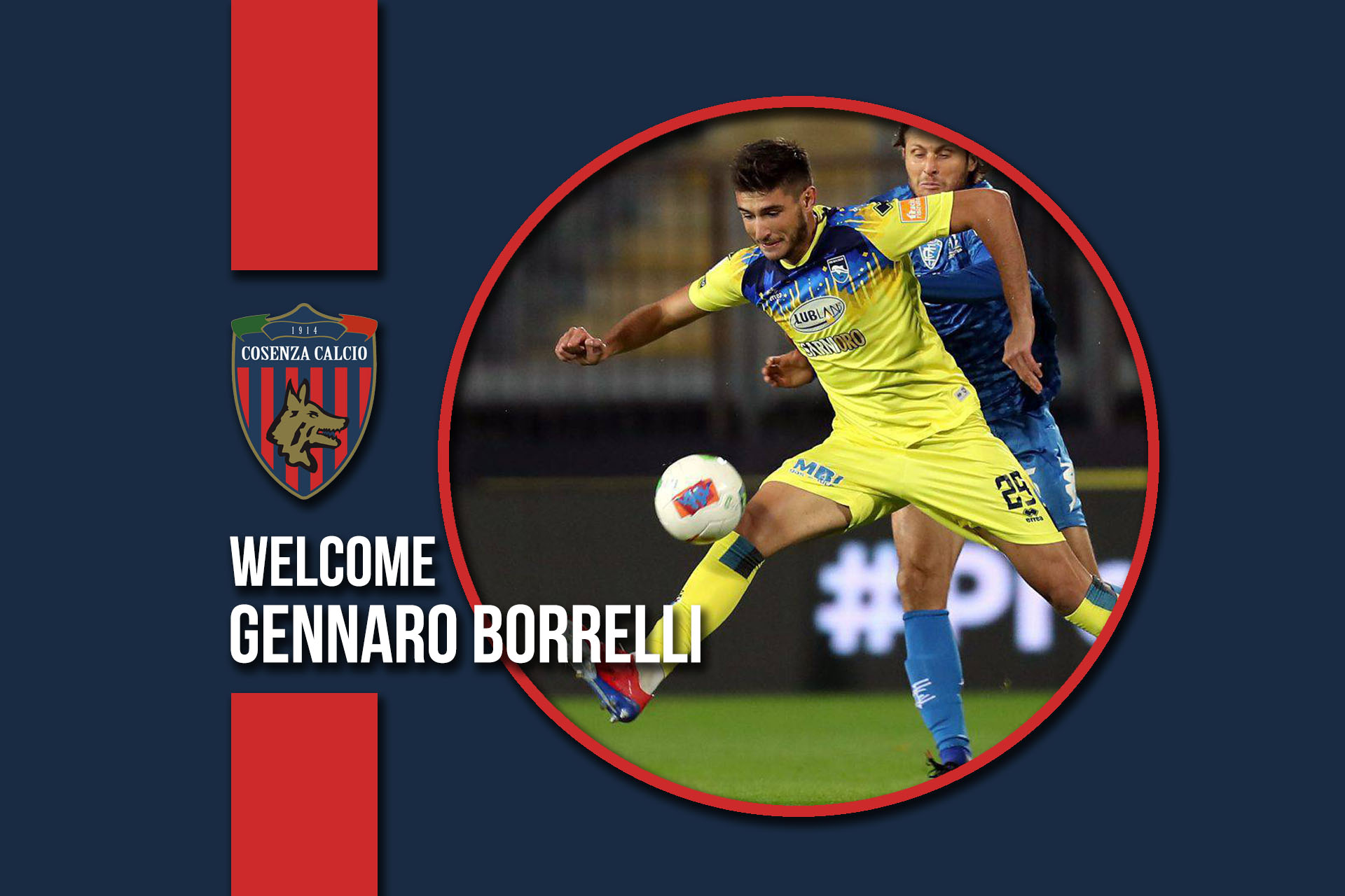 Gennaro Borrelli è rossoblù!