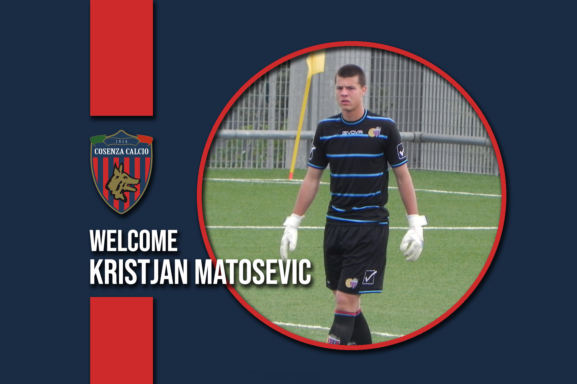 Kristjan Matoševič è un nuovo portiere del Cosenza