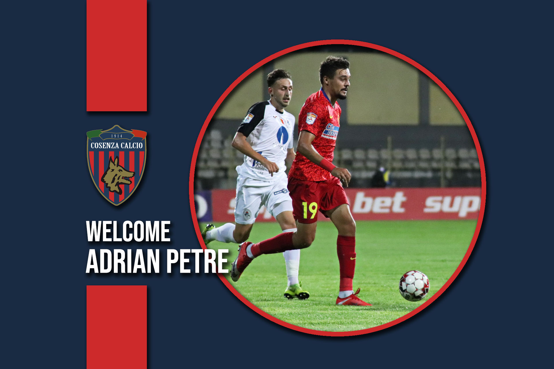 Adrian Petre firma con il Cosenza Calcio!