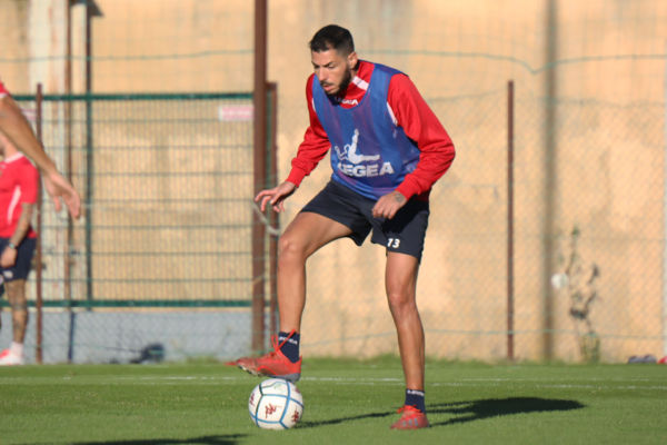 Allenamento domenicale per i rossoblù