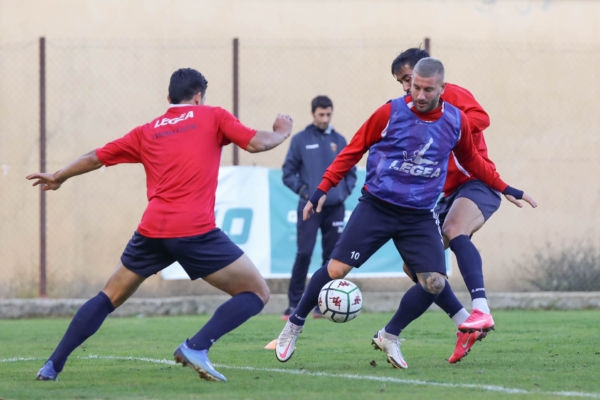 Seduta di allenamento in vista di Cosenza – Salernitana