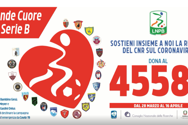 Lega B e CNR – Raccolta fondi per ricerca su Coronavirus