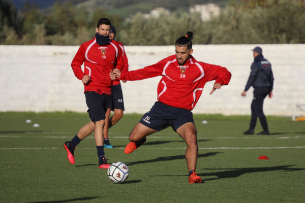 L’allenamento odierno dei Lupi