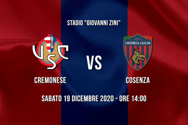 Le formazioni ufficiali di Cremonese – Cosenza