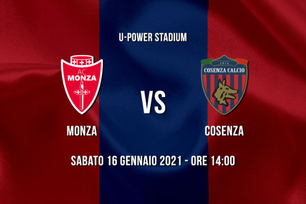 Le formazioni ufficiali di Monza – Cosenza