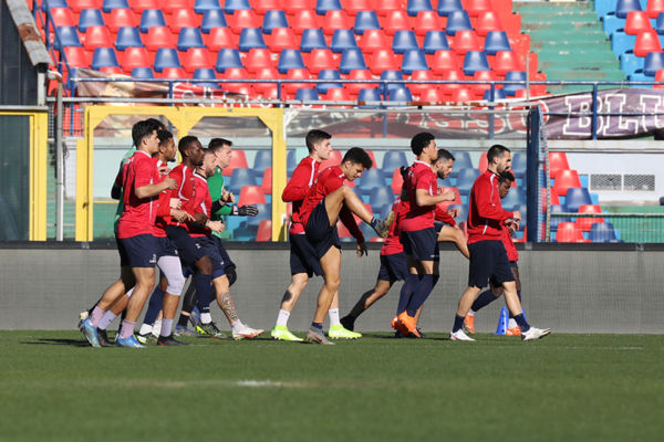 Seduta di ripresa in casa rossoblù