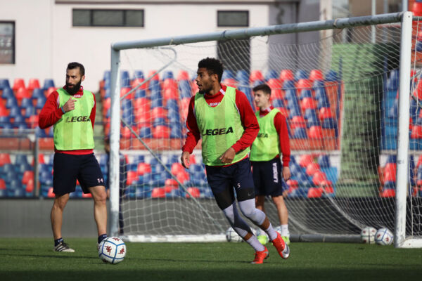 La seduta pomeridiana dei rossoblù