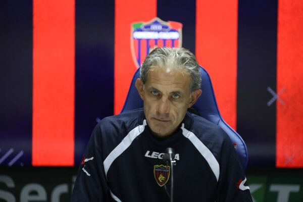 Mister Zaffaroni nel post gara di Cosenza-Rende