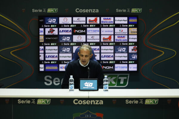 Mister Zaffaroni nel post gara di Cosenza – Ternana