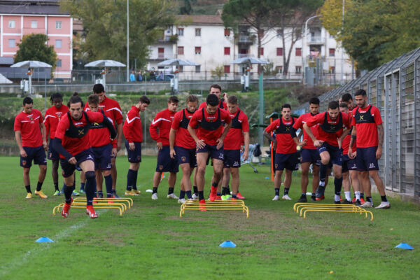 Report allenamento. Domani conferenza stampa pre gara del tecnico