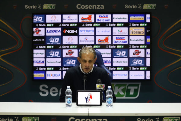 Mister Zaffaroni nel post gara di Cosenza – Reggina