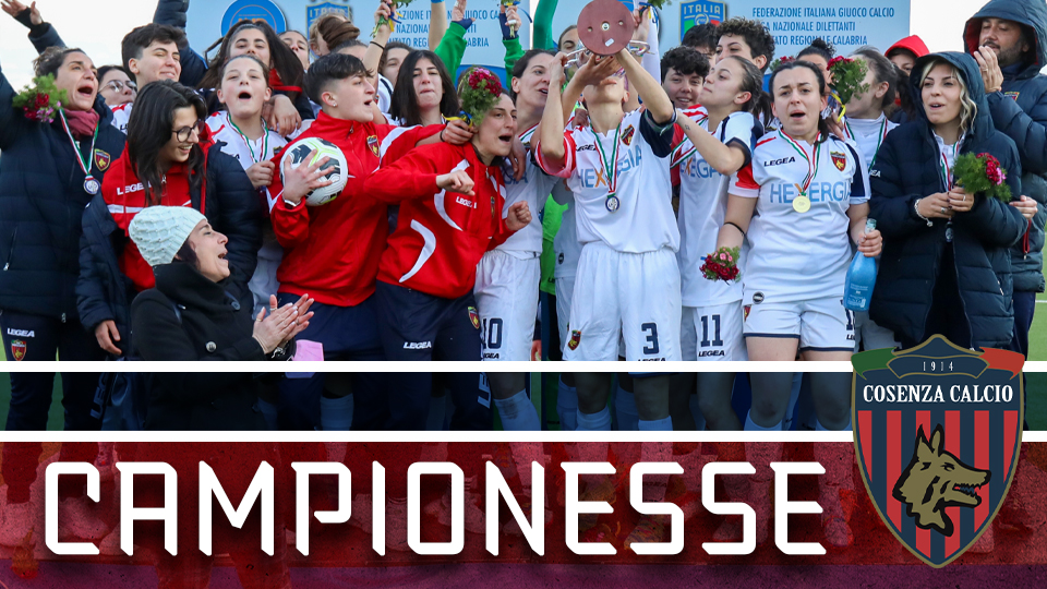 Il Cosenza Femminile conquista la Coppa Italia LND Femminile 2021/2022
