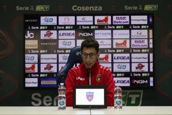 Mister Occhiuzzi nel post gara di Cosenza-Brescia