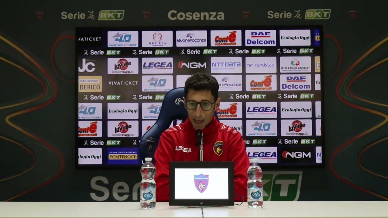 Mister Occhiuzzi nel post gara di Cosenza-Brescia