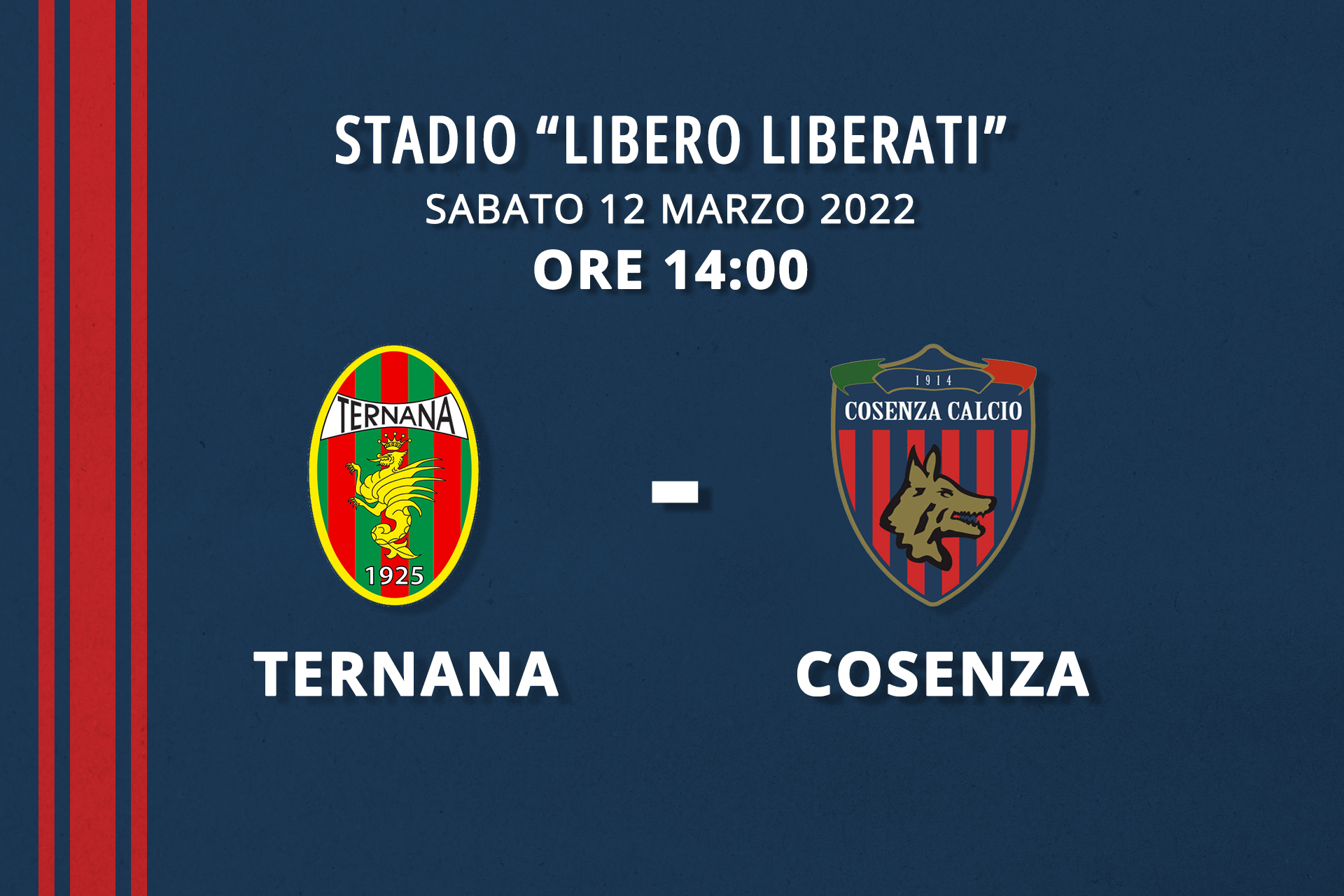 TERNANA – COSENZA 2-0