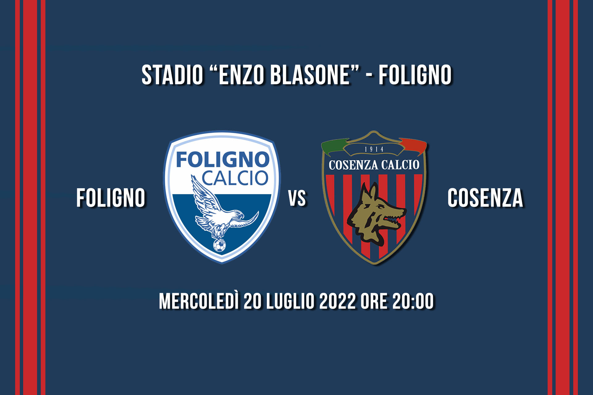 🔴🔵 Amichevole Foligno – Cosenza 1-9