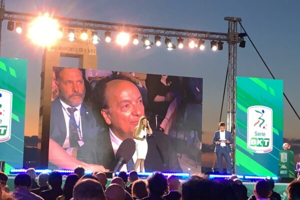 Presentazione calendario Serie BKT,  il Presidente Guarascio al Tg3