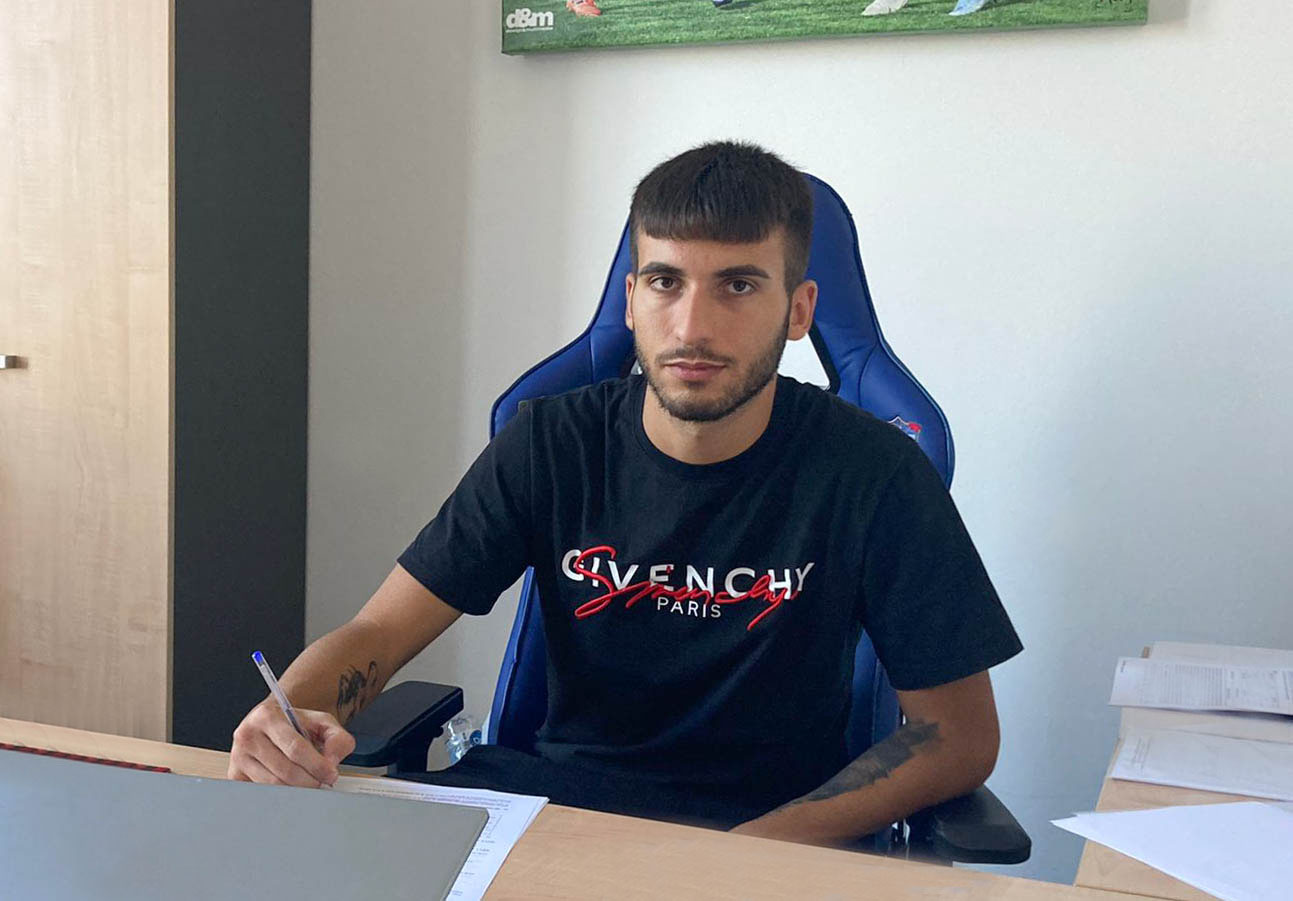 L’estremo difensore Alessandro Lai in rossoblù