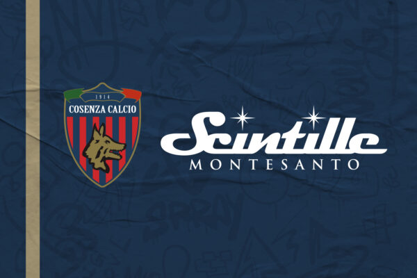 Scintille Montesanto sponsor di manica del Cosenza Calcio