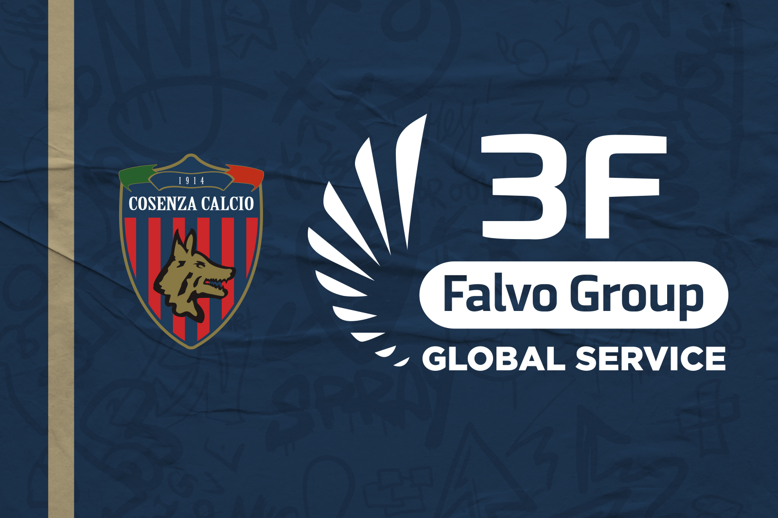 3F SRL Top Sponsor Pantaloncino del Cosenza Calcio